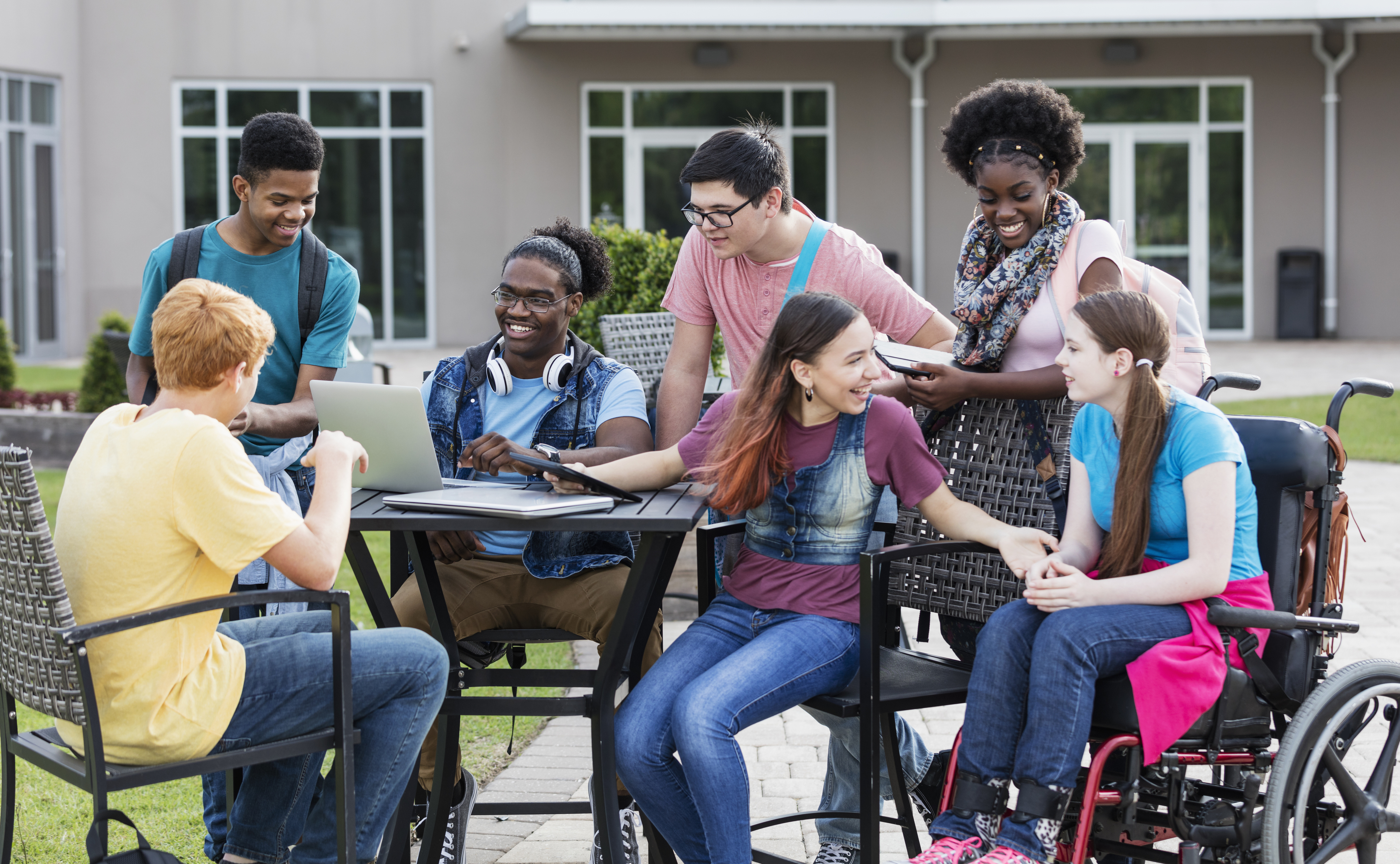 group of young people