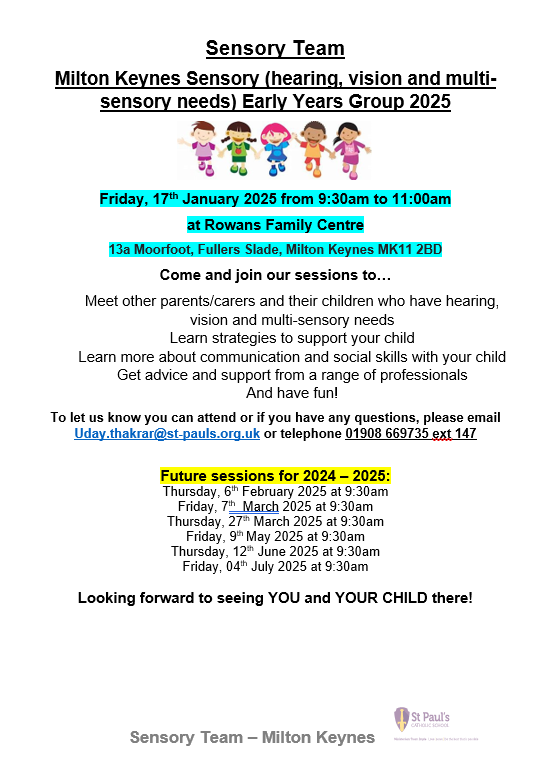EY Sensory Poster