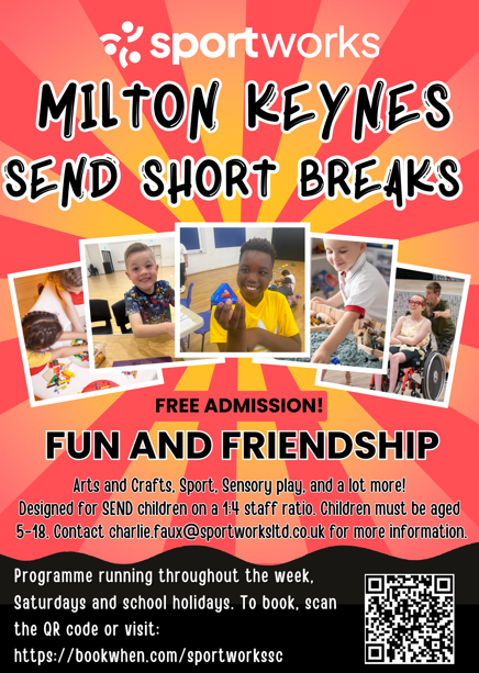 Short breaks sport works poster