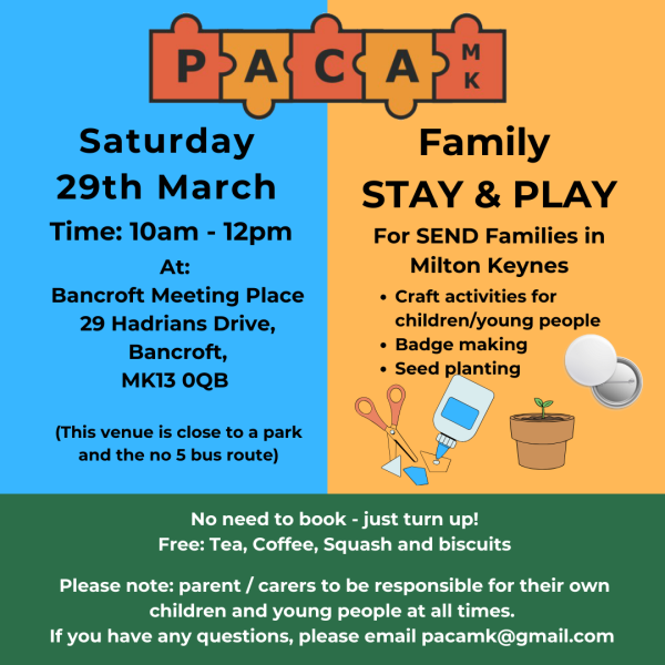 Stay and Play 29th March