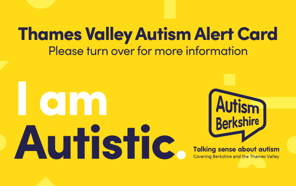 I am autistic card