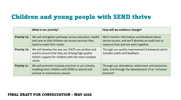 Children and young people with SEND thrive