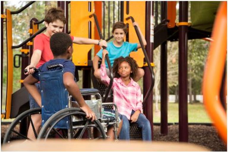 Children in a park 